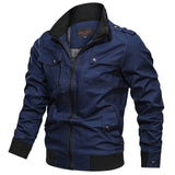 Fashion Varsity Jacket Men 2019 New Casual Solid Military Jackets Mens Zipper Coat Outwear Slim Fit Spring Autumn Brand Clothing