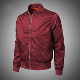 Fashion Varsity Jacket Men 2019 New Casual Solid Military Jackets Mens Zipper Coat Outwear Slim Fit Spring Autumn Brand Clothing