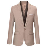 Men Business Blazers Spring Autumn Formal Men's Coat Male Fashion Solid Color Blazer Long Sleeve Lapel Slim and Fits платье пи