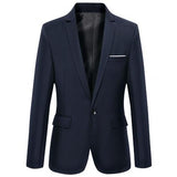 Men Business Blazers Spring Autumn Formal Men's Coat Male Fashion Solid Color Blazer Long Sleeve Lapel Slim and Fits платье пи