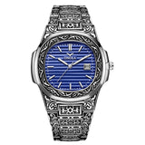 ONOLA Vintage golden business watch man 2019 fashion cusual quartz wrist watch day date gold luxury classic designer man watch